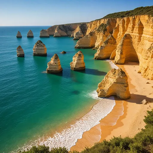 A guide to the best beaches in Algarve: golden sands, dramatic cliffs, and hidden gems